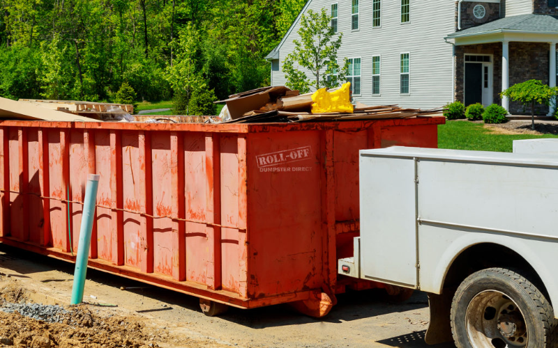 Disaster Cleanup dumpster